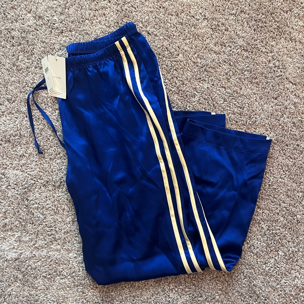 DONNI The Silk Stripe Crop Pant - Picture 7 of 8